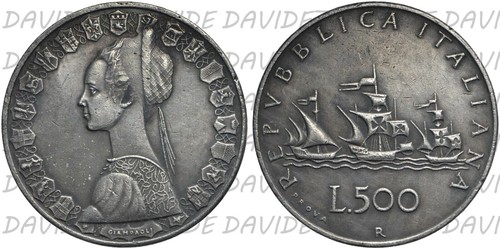 Repubblica italiana 500 lire - -,