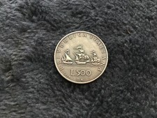 Moneta 500 lire 1957 Caravelle